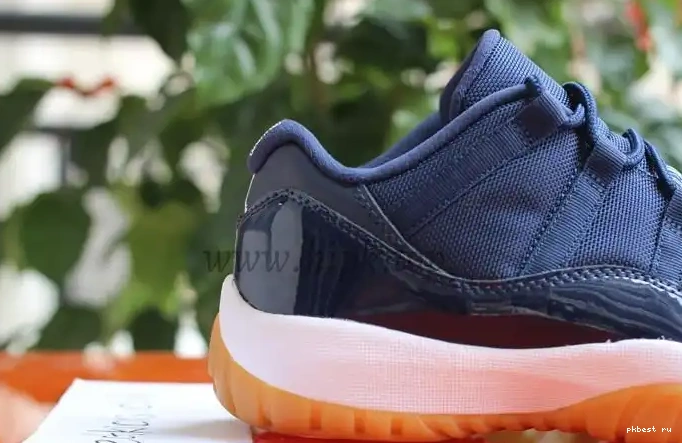 Authentic Gum Navy 11 Air Low Jordan 0522
